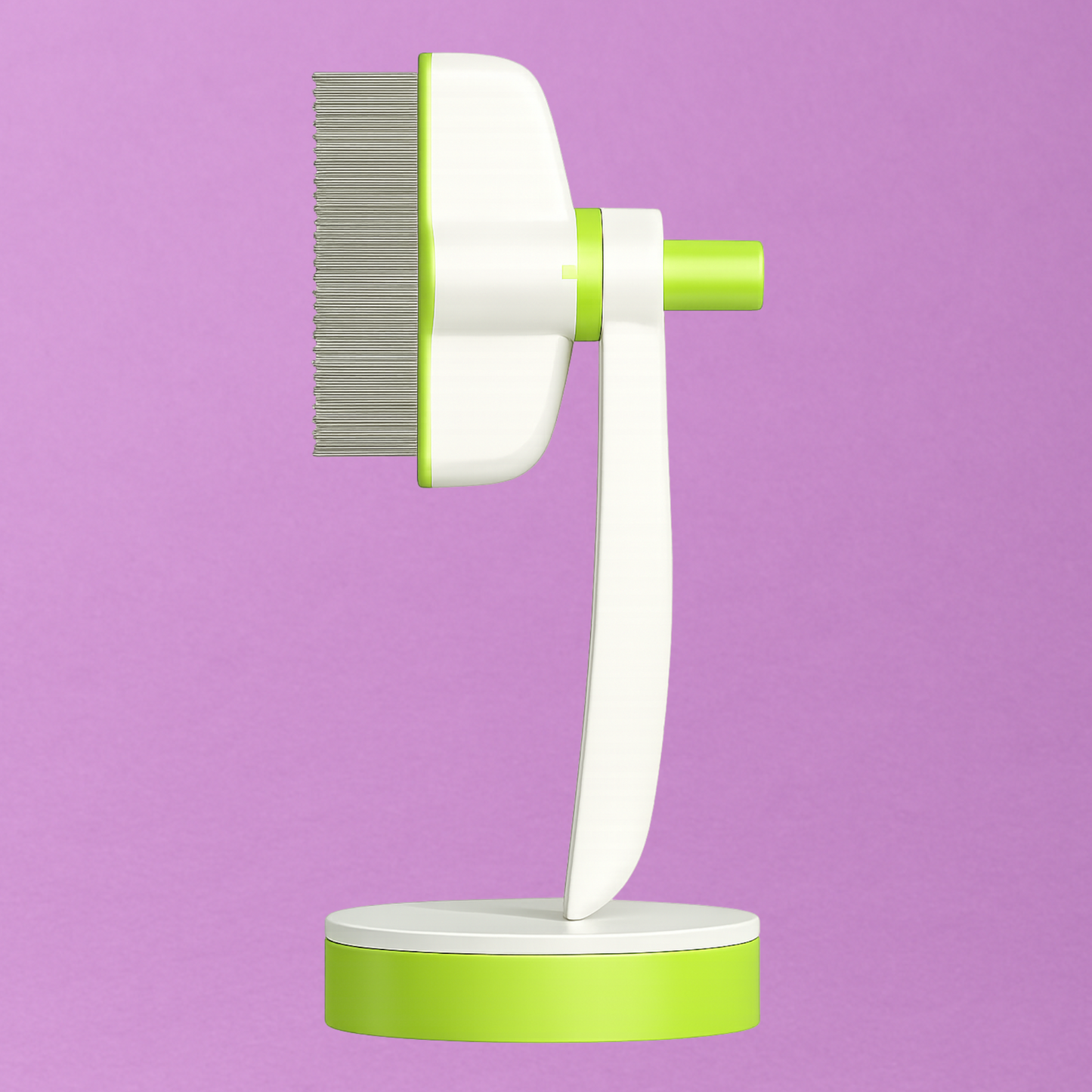 ClickClean™ Brush – Self-Cleaning Deshedding Tool for Cats & Dogs