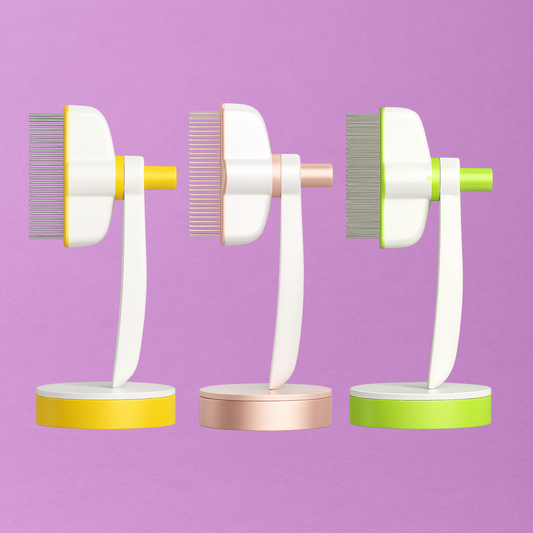 ClickClean™ Brush – Self-Cleaning Deshedding Tool for Cats & Dogs