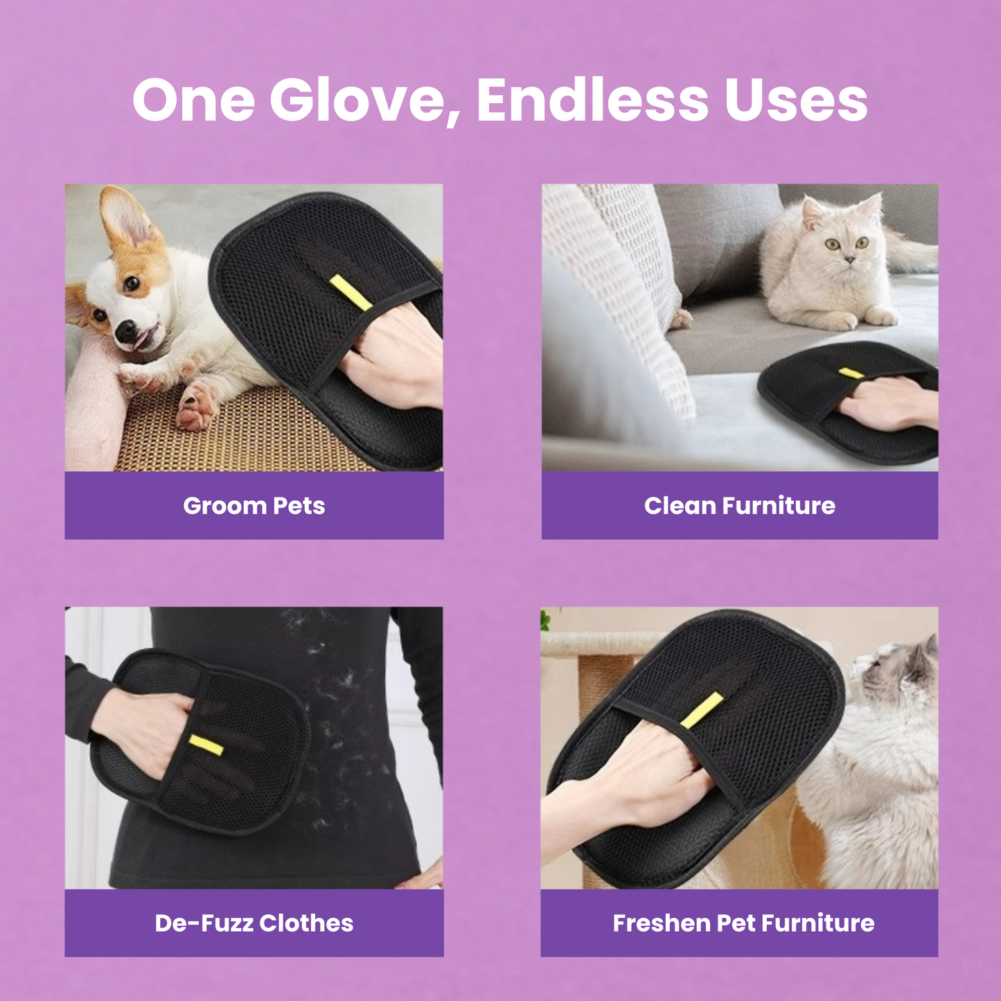 Fluff Buster™ Pet Hair Removal Glove